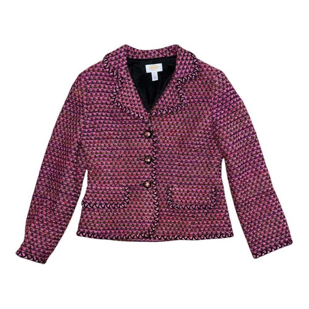 Talbots Pink Blazer Tailored Suit Jacket